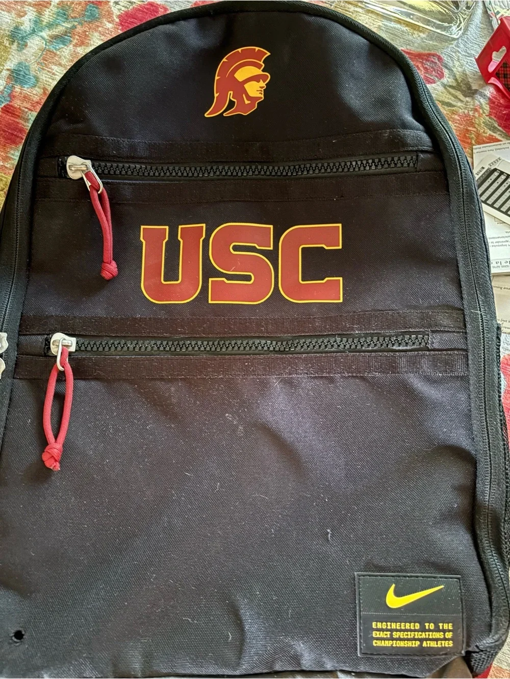 Nike USC Trojans Team issued travel backpack